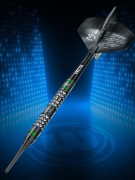 WINMAU MVG VANTAGE DESIGN 90% TUNGSTUN 20 GRAM SOFT TIP DARTS SHIPS FREE N MORE