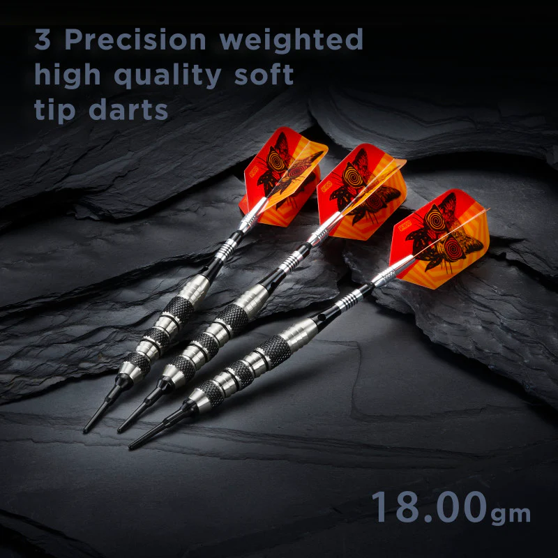 VIPER FREAK DARTS 18 GRAM SOFT TIP KNURLED BRAND NEW FREE FLIGHTS FREE SHIPPING