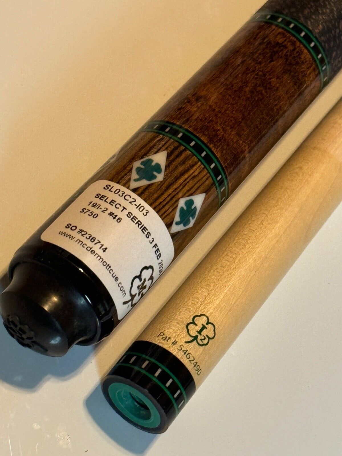 MCDERMOTT SELECT SERIES i2 FEB CUE OF THE MONTH SL03C2 NEW SHPS FREE FREE CASE