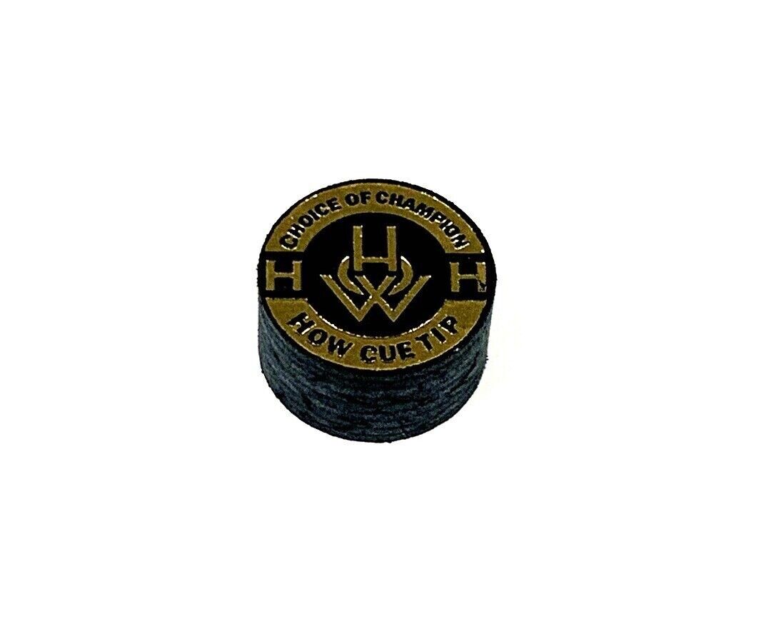 HOW BLACK HARD H POOL CUE TIPS BEWARE OF COPYCATS! BRAND NEW FREE SHIPPING