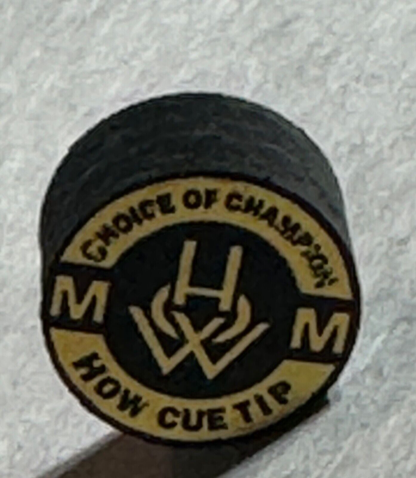 HOW BLACK MEDIUM M POOL CUE TIPS BEWARE OF COPYCATS! BRAND NEW FREE SHIPPING