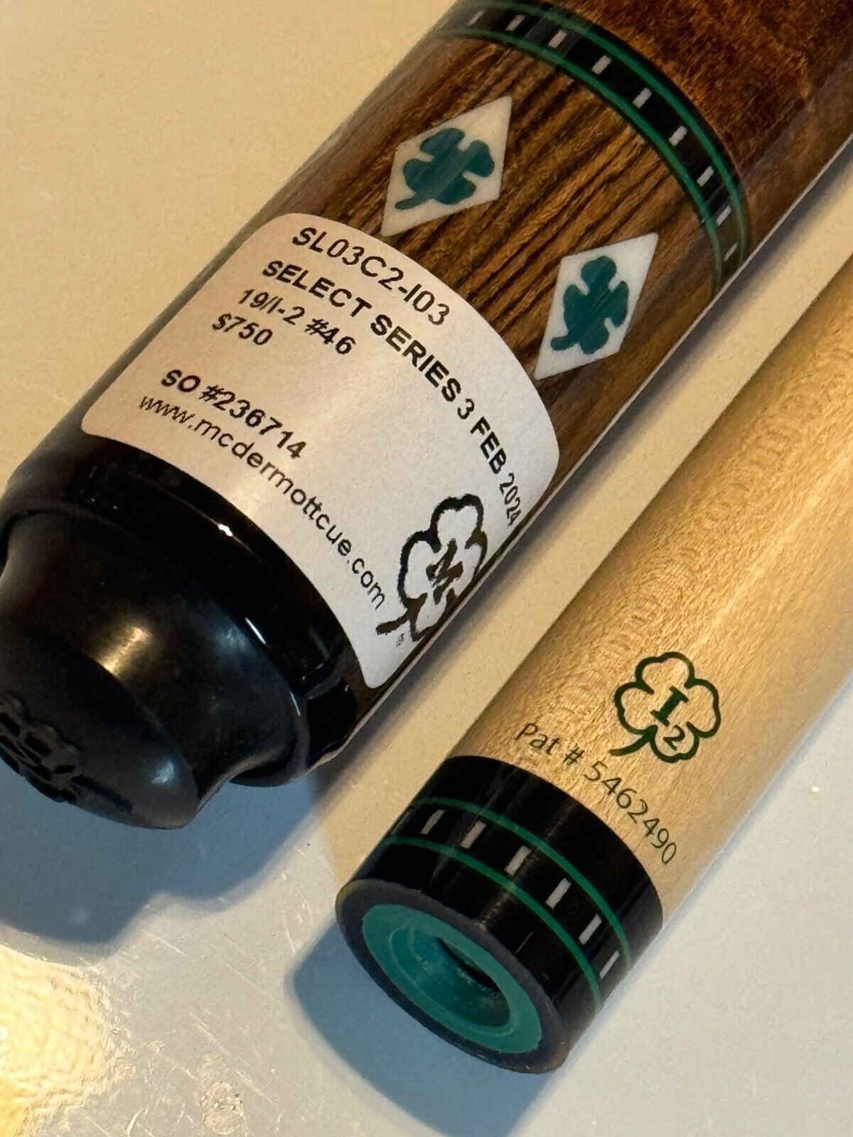 MCDERMOTT SELECT SERIES i2 FEB CUE OF THE MONTH SL03C2 NEW SHPS FREE FREE CASE