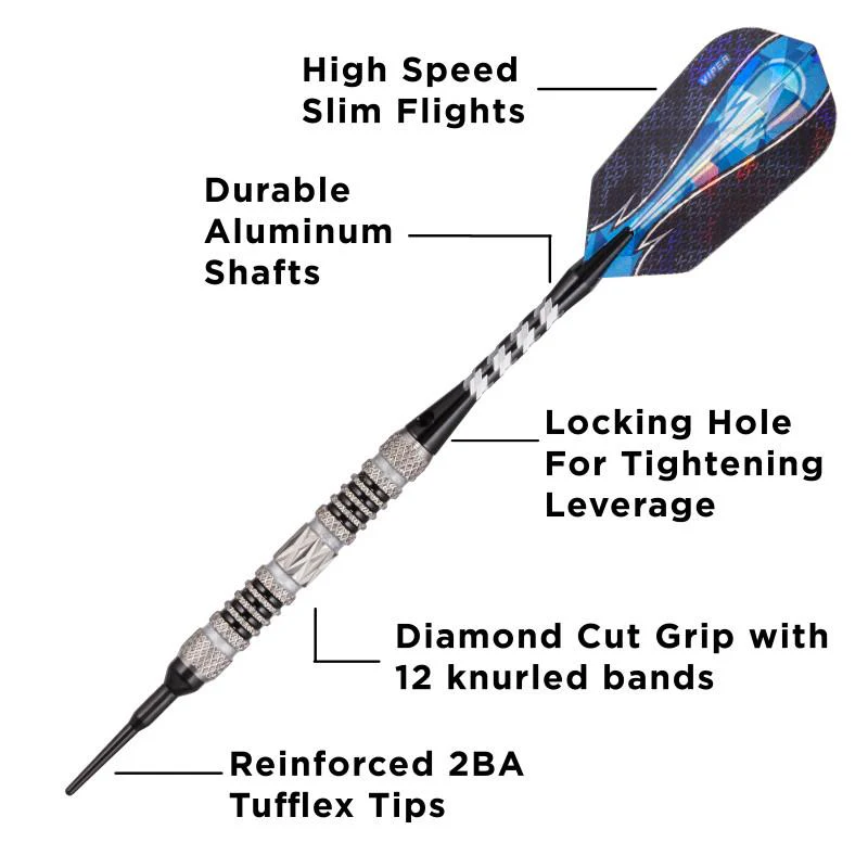 VIPER ASTRO 18 GRAM TUNGSTEN DARTS FROM GLD 21-3279 NEW SHIPS FREE FLIGHTS FREE
