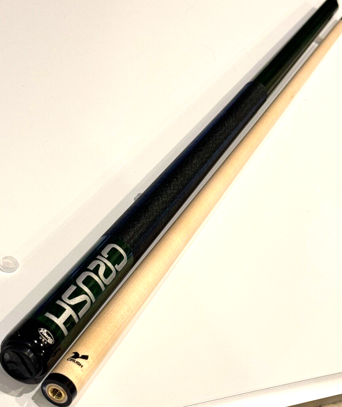 VIKING GREEN CRUSH BREAK CUE V CRUSH SHAFT LINEN VIKING 2006-2 SETS JP’S 2X2 OVAL CASE
