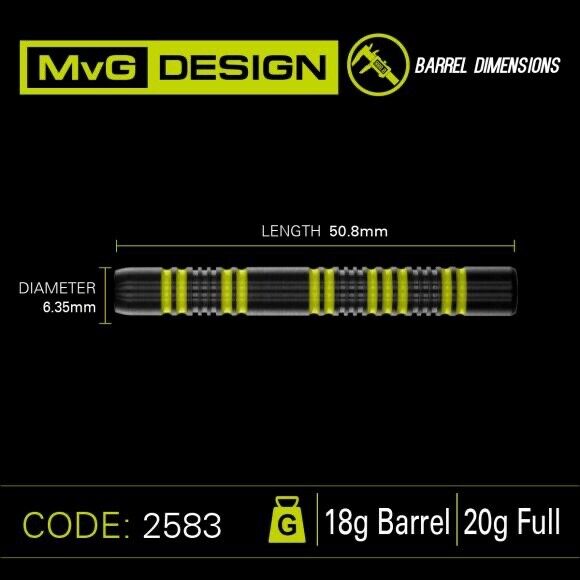 WINMAU MICHAEL VAN GERWEN 85% TUNGSTEN SOFT TIP DRT 20GR SHIPS FREE N BONUS