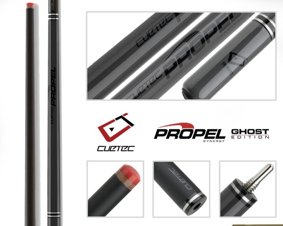 CUETEC GHOST PROPEL JUMP CUE TAOM 2.0 TIP CYNERGY SHAFT BRAND NEW SHIPS FREE