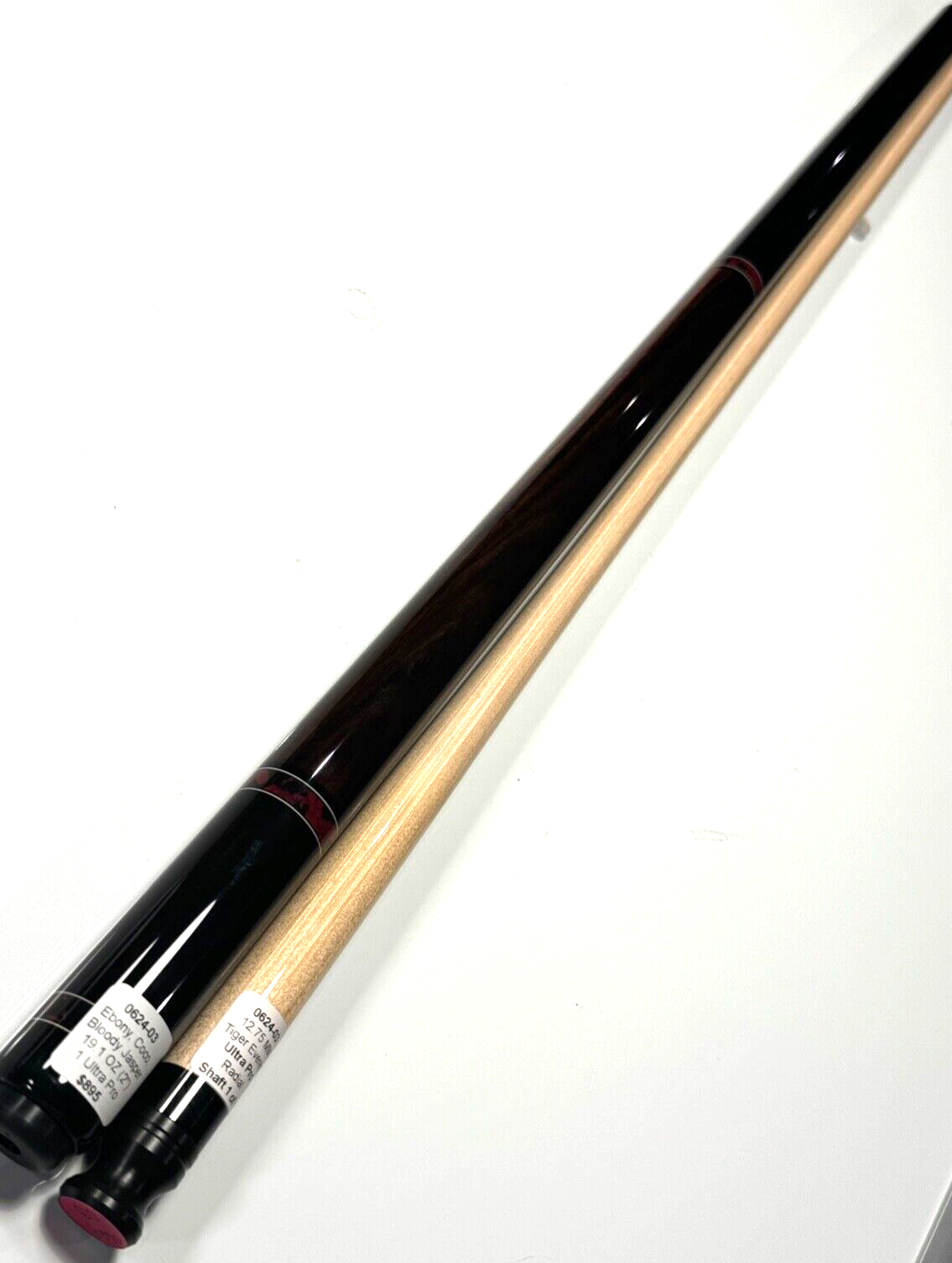 JACOBY LTD CUSTOM 0624-03 EBONY BLOODY JASPER ULTRA 12.75 SHIPS FREE F