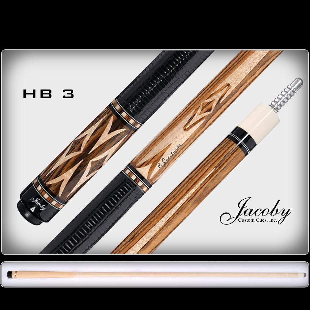 JACOBY HB3 POOL CUE BUTT ONLY NO SHAFT SHIPS FREE