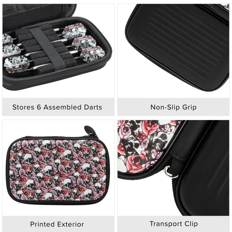 CASEMASTER SINISTER SKULLS DART CASE SENTINEL 36-9003 FREE FLIGHTS SHIPS FREE