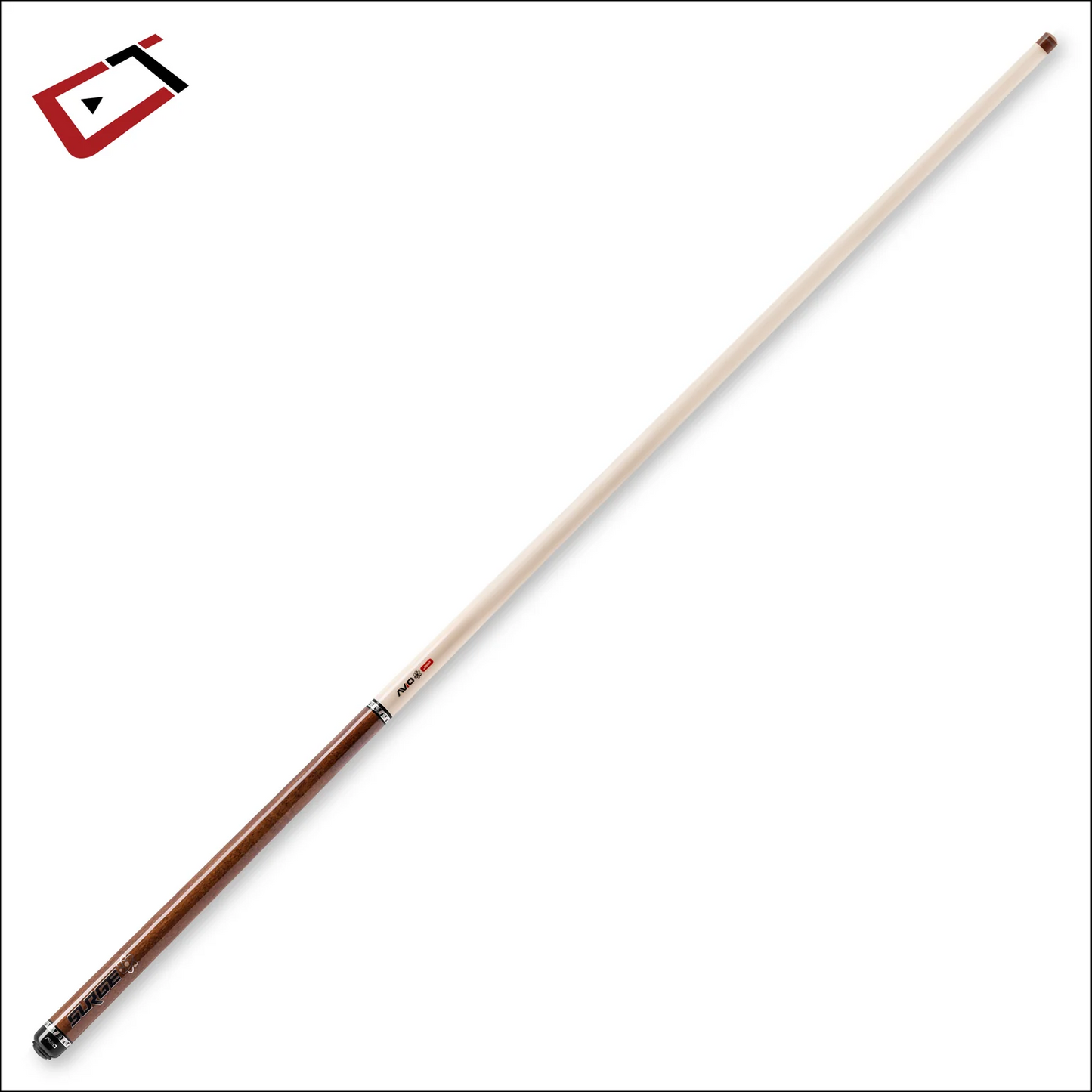 CUETEC AVID SURGE JUMP CUE BROWN STAIN BRAND NEW 95-335 SHIPS FREE