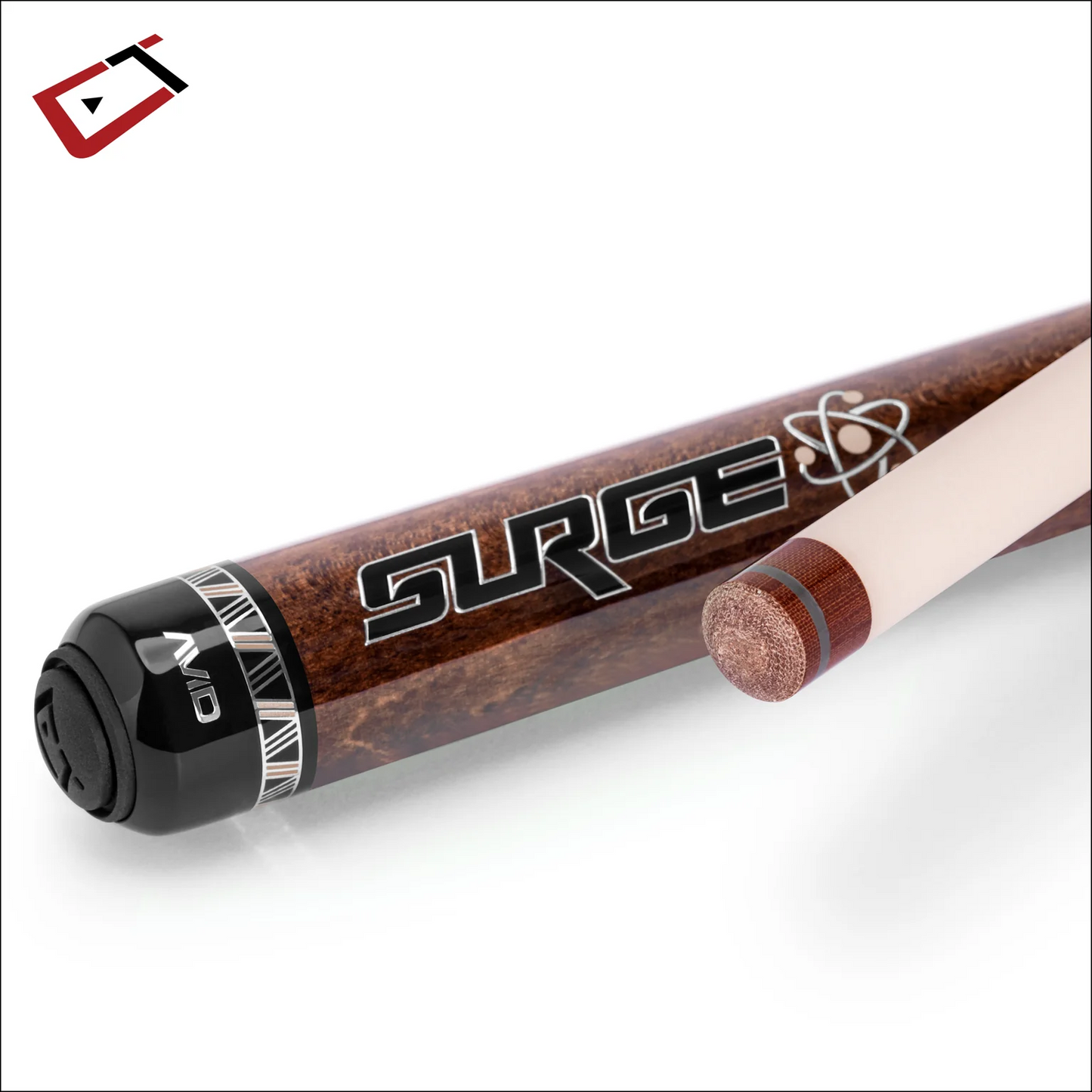 CUETEC AVID SURGE JUMP CUE BROWN STAIN BRAND NEW 95-335 SHIPS FREE