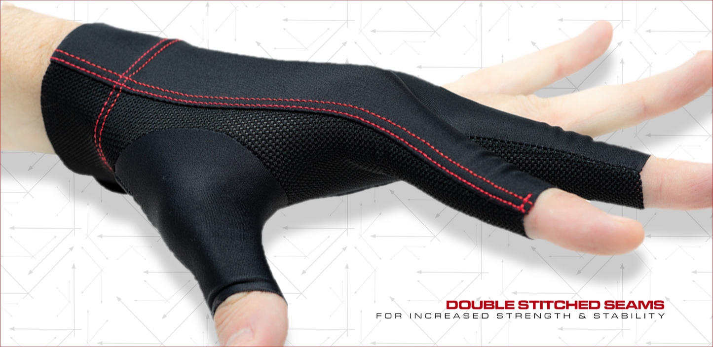 CUETEC AXIS BLACK GLOVE LEFT HAND MEDIUM BRAND NEW FREE SHIPPING