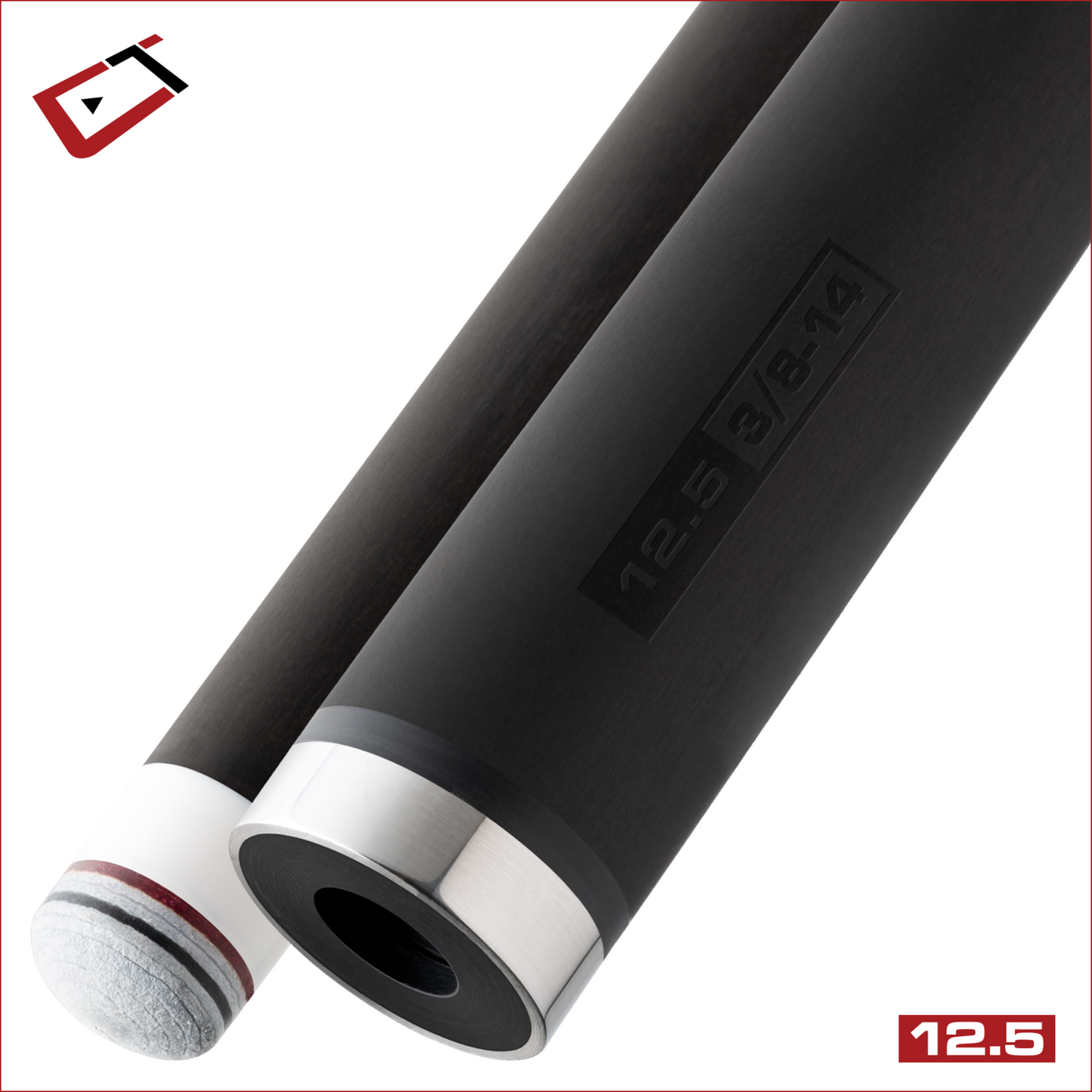 CUETEC 12.5 MM CYNERGY SILVER RING 3/8 X 14 JOINT 15K CARBON NEW SHIPS FREE