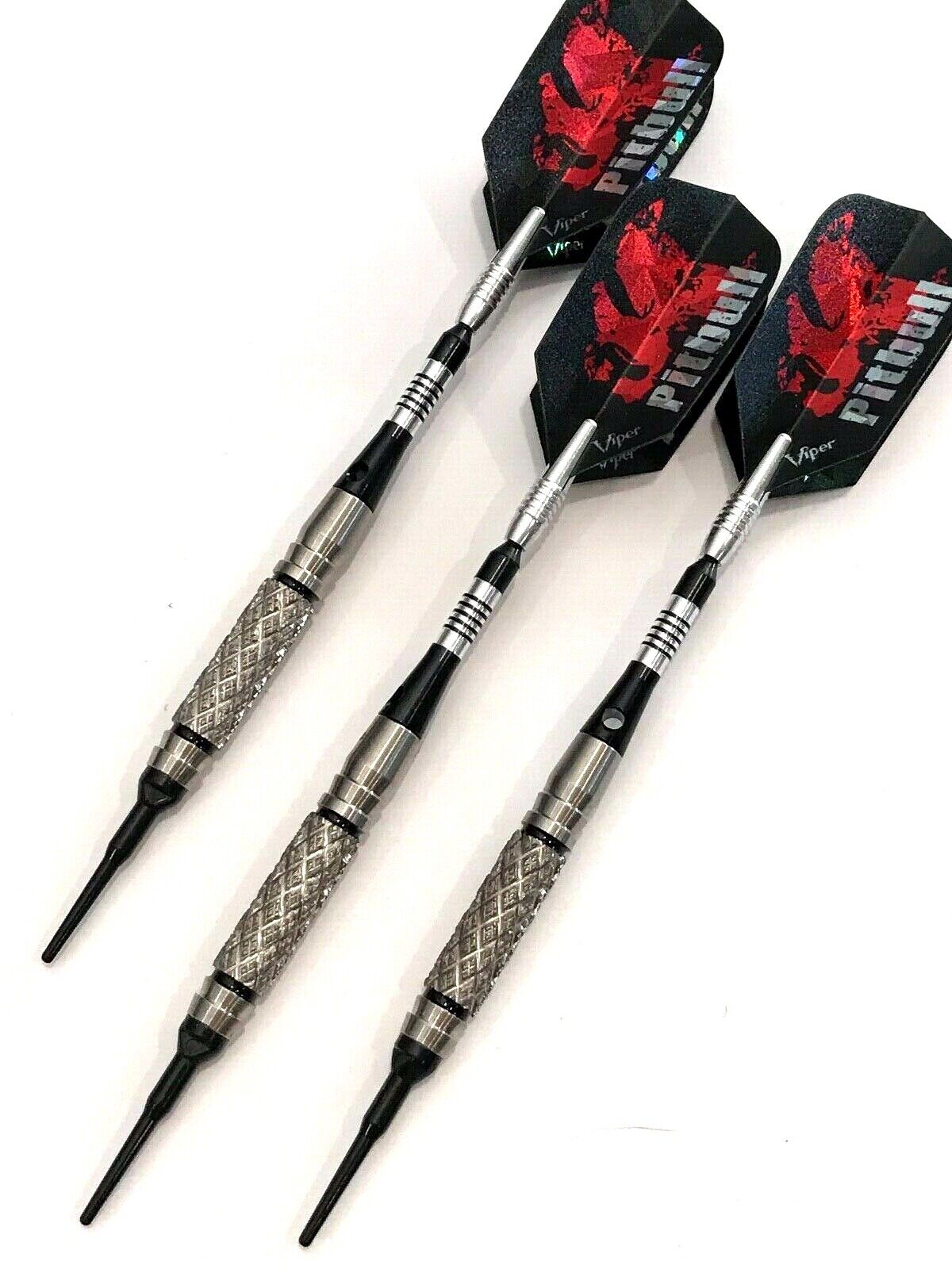 VIPER PITBUL DARTS 21-2005 BRAND NEW 18 GRAM SOFT TIP FREE FLIGHTS & SHIPPING