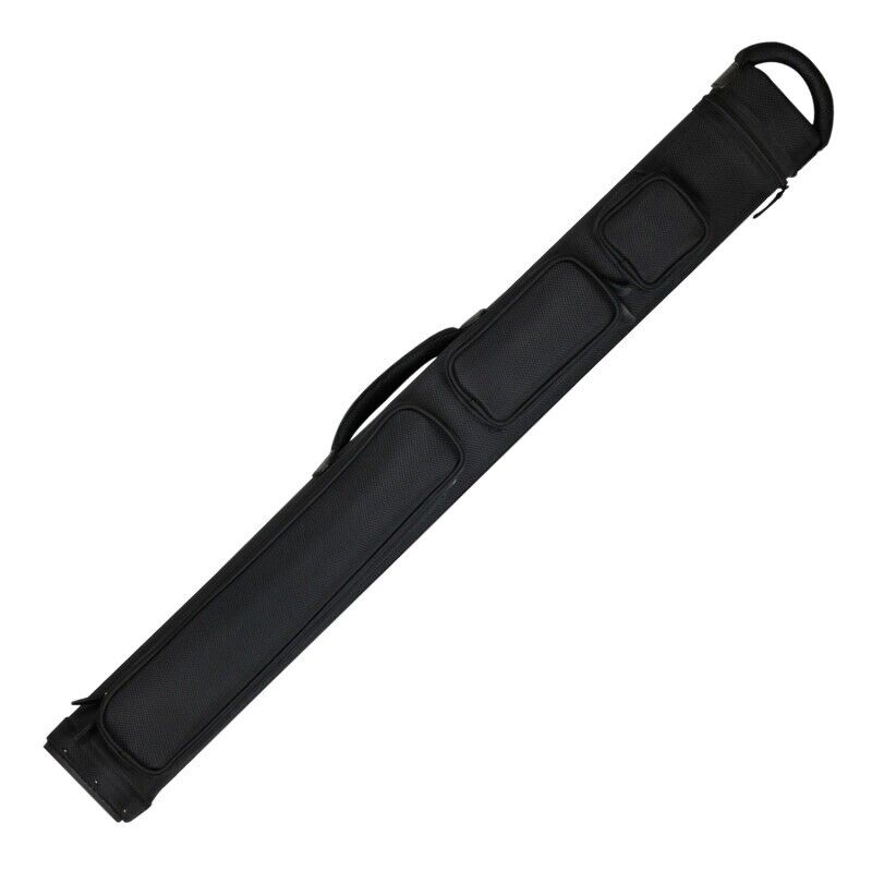 STOUT 3 BUTT 4 SHAFT POOL CUE CASE HIGH END BLACK BRAND NEW FREE SHIPPING