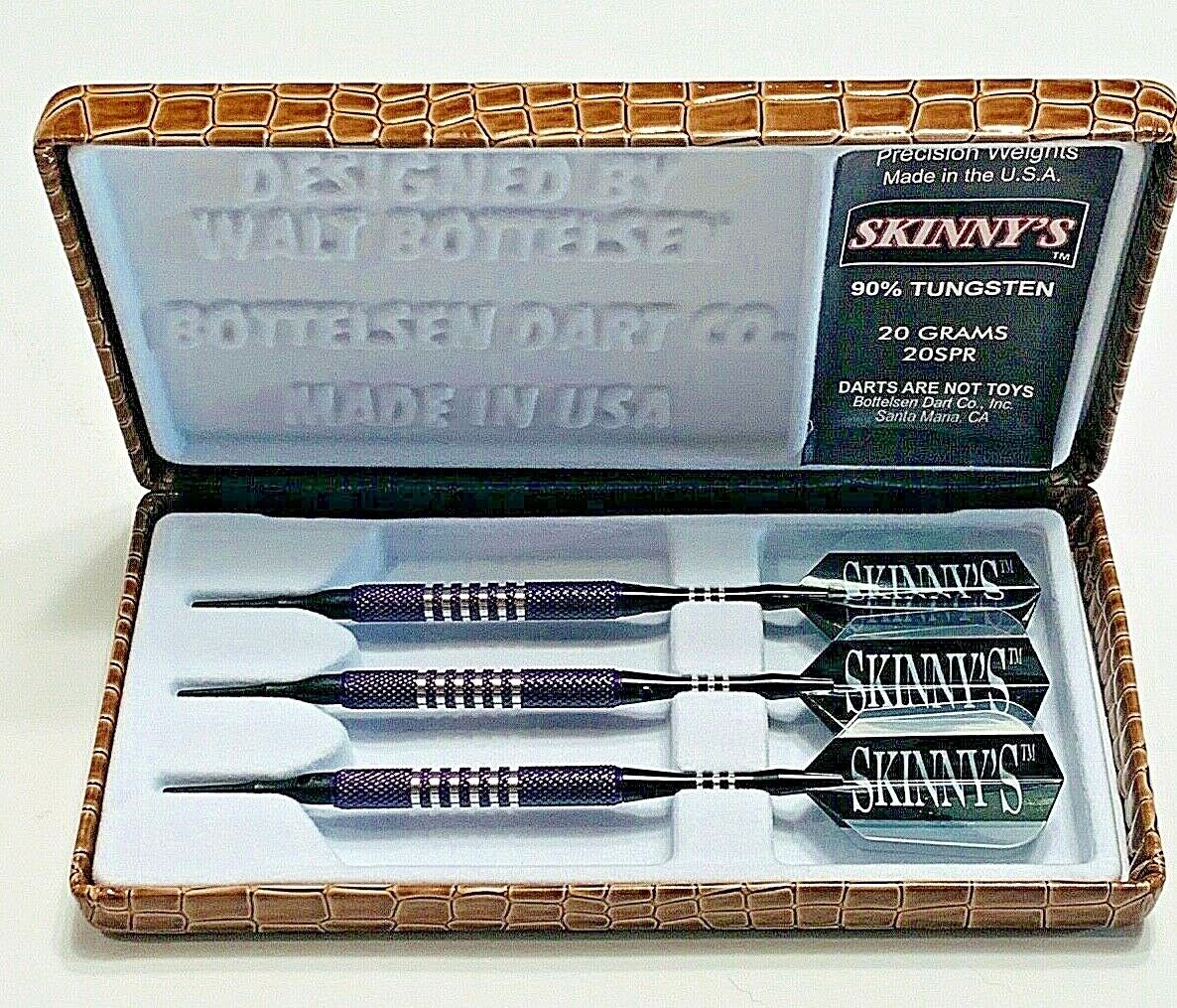 HAMMERHEAD SOFT TIP BOTTELSEN DARTS 20SPR SKINNY'S FREE SHIPPING FREE FLIGHTS