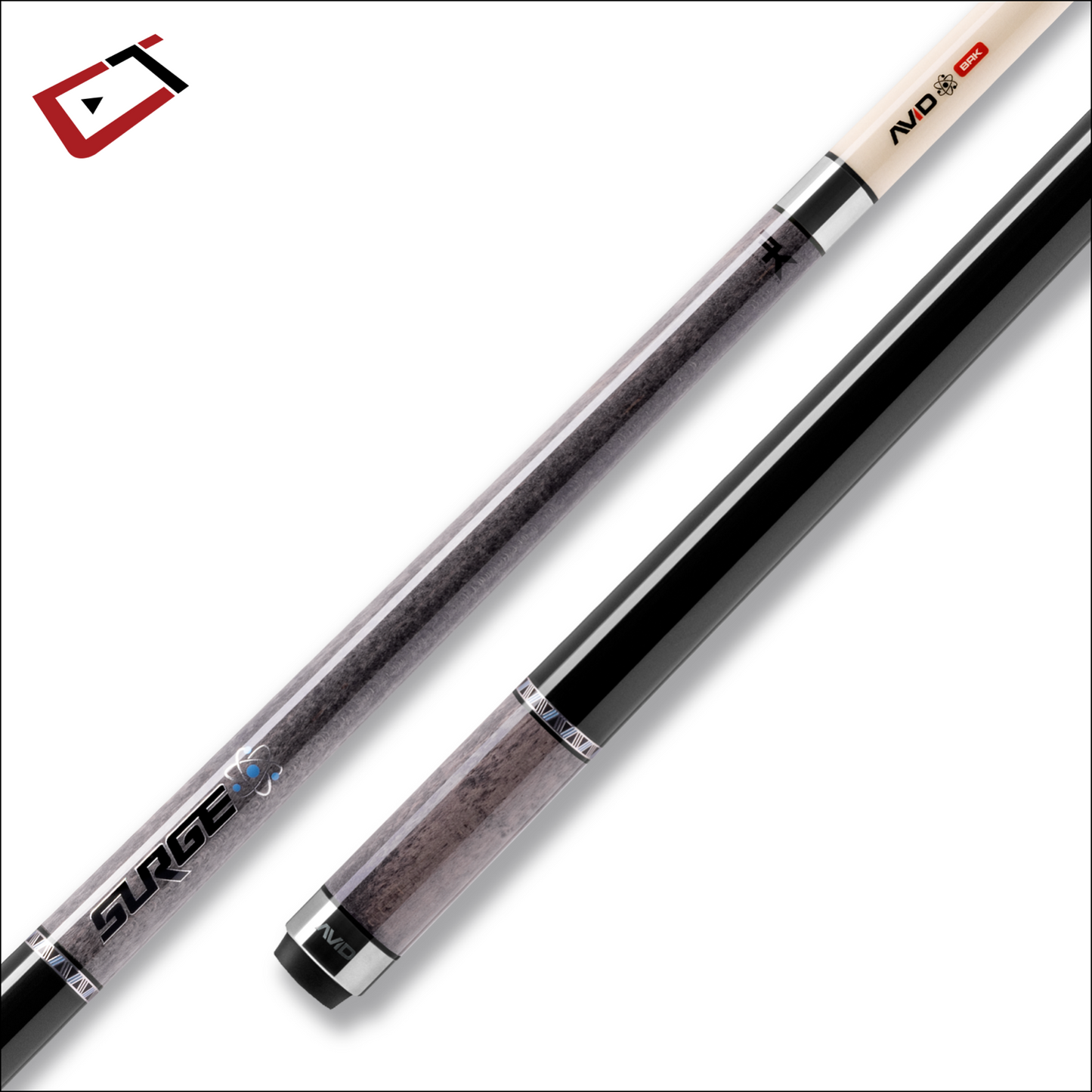CUETEC AVID SURGE BREAK CUE GRAY STAIN BRAND NEW 95-331 NW SHIPS FREE