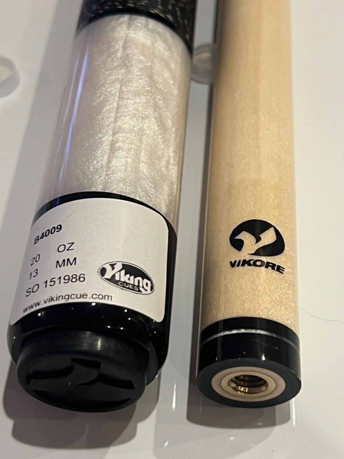 VIKING B4009 POOL CUE 13.00 MM VIKORE SHAFT NEW SHIPS FREE N FREE HARD CASE