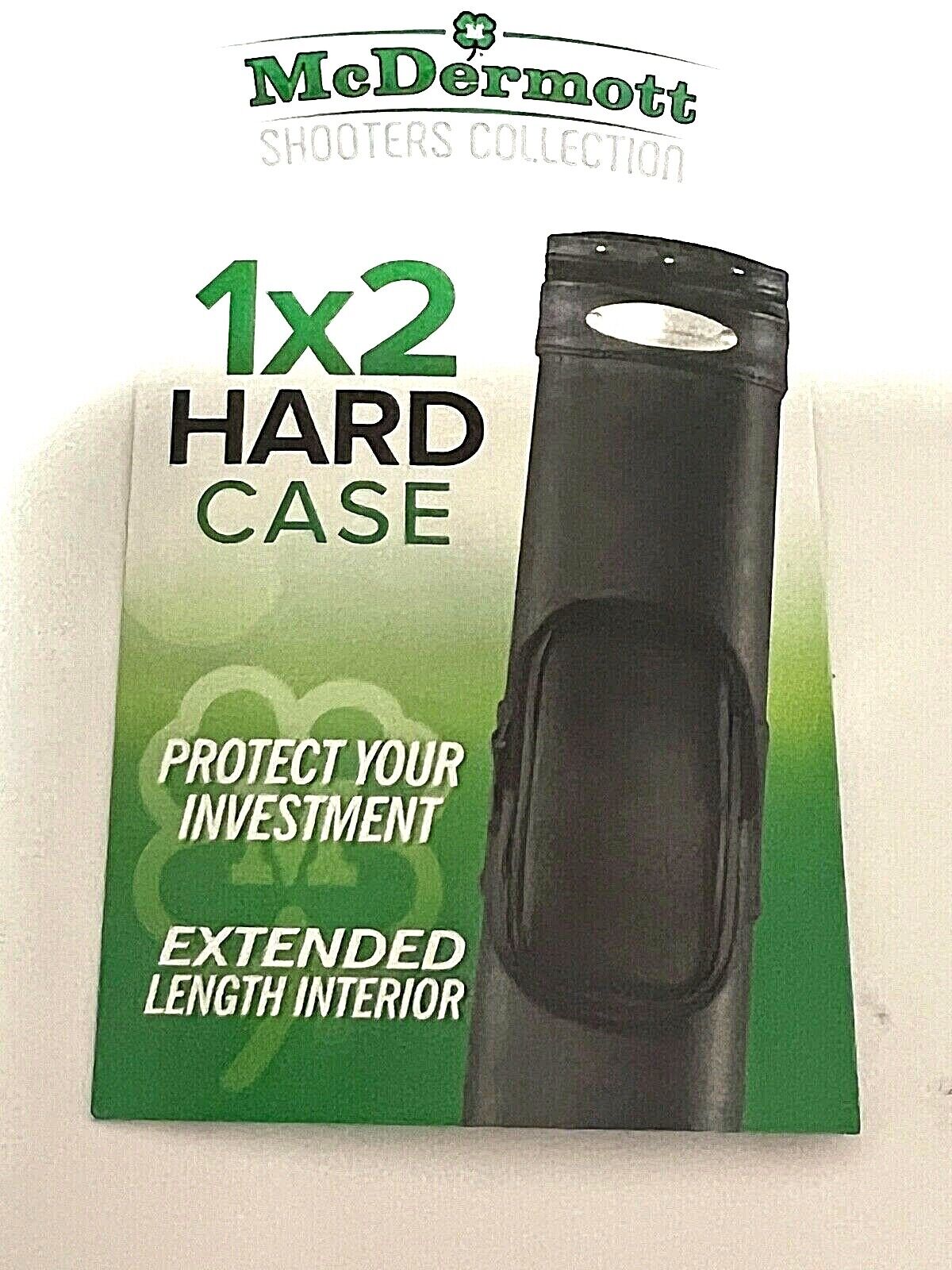 MCDERMOTT 1x2 POOL CUE CASE 75-0802 SHOOTERS COLLECTION FREE SHIPPING AND MORE