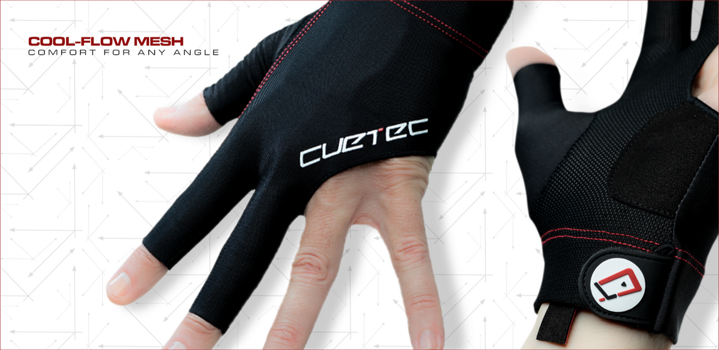 CUETEC AXIS BLACK GLOVE LEFT HAND MEDIUM BRAND NEW FREE SHIPPING