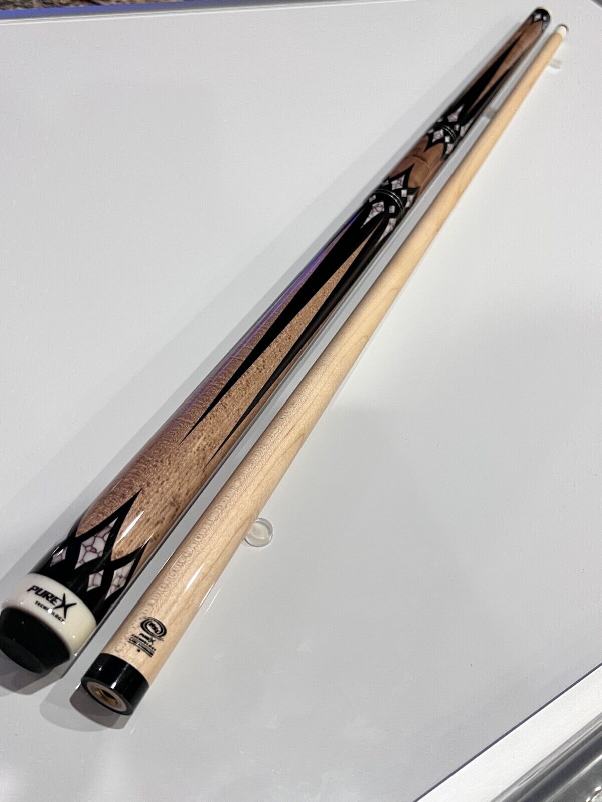 PUREX HXT65 POOL CUE WITH KAMUI TIP BRAND NEW FREE SHIPPING FREE HARD CASE