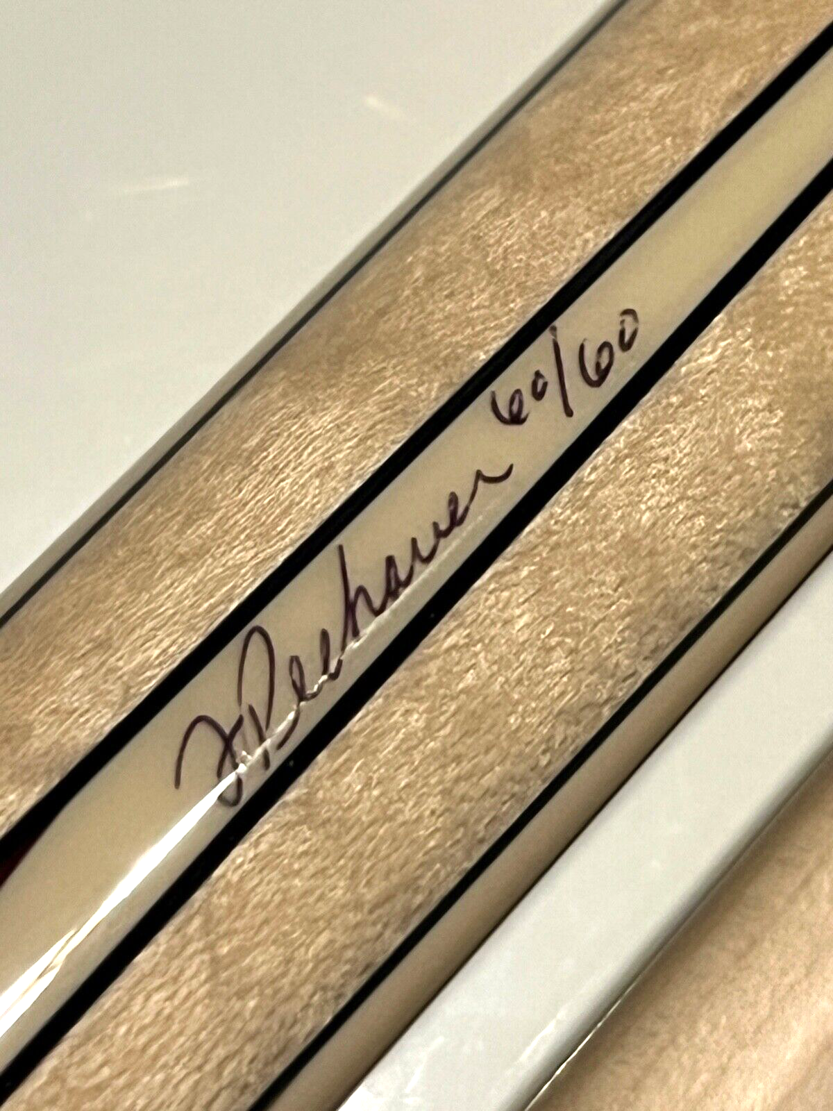 PECHAUER LTD CELEBRATION ANNIVERSARY CUE #60/60 FREE SHIPPING FREE HARD CASE