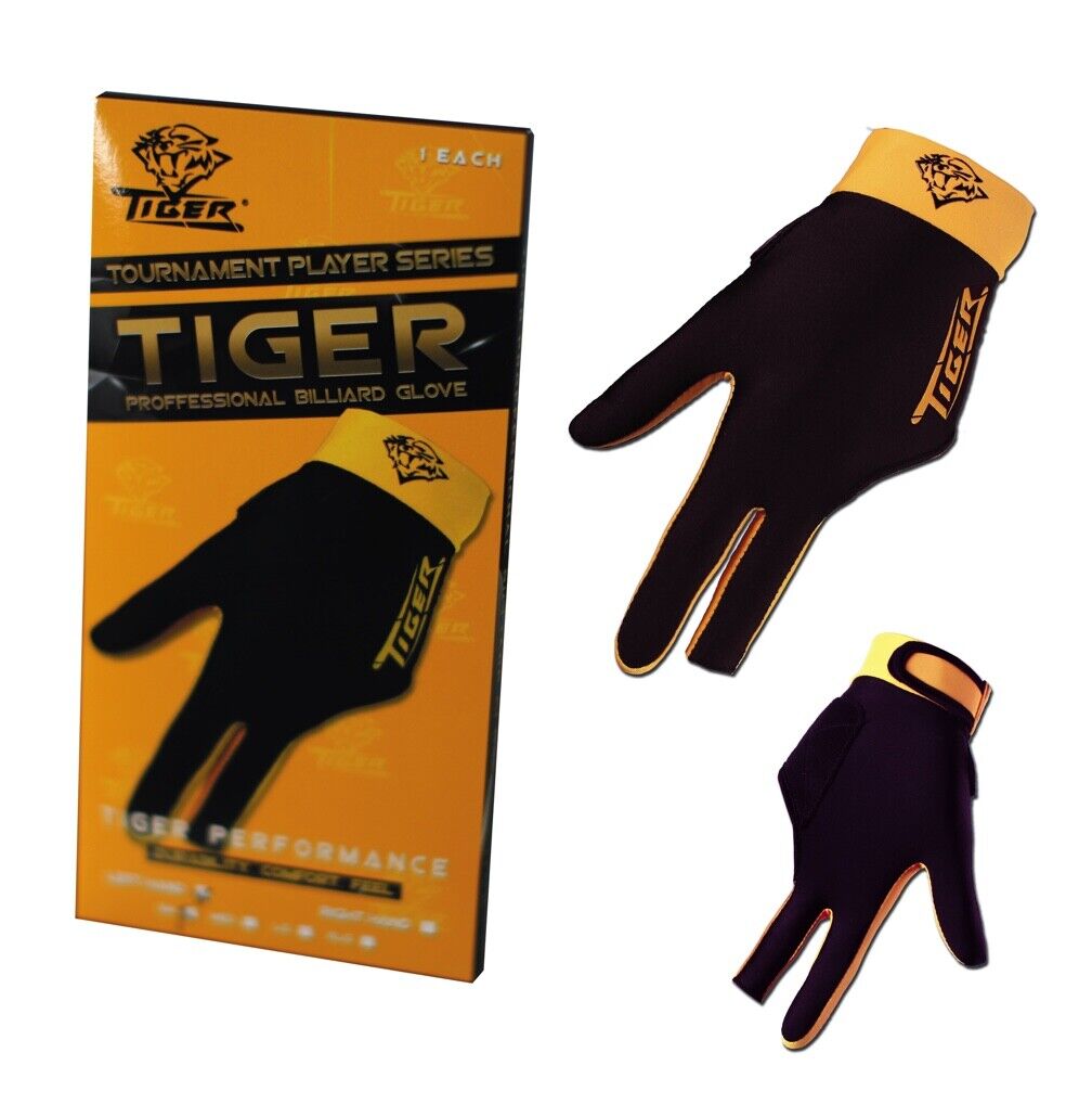 TIGER PRODUCTS PROFESSIONAL BILLIARD GLOVE RIGHT HAND MEDIUM FREE SHIPPING