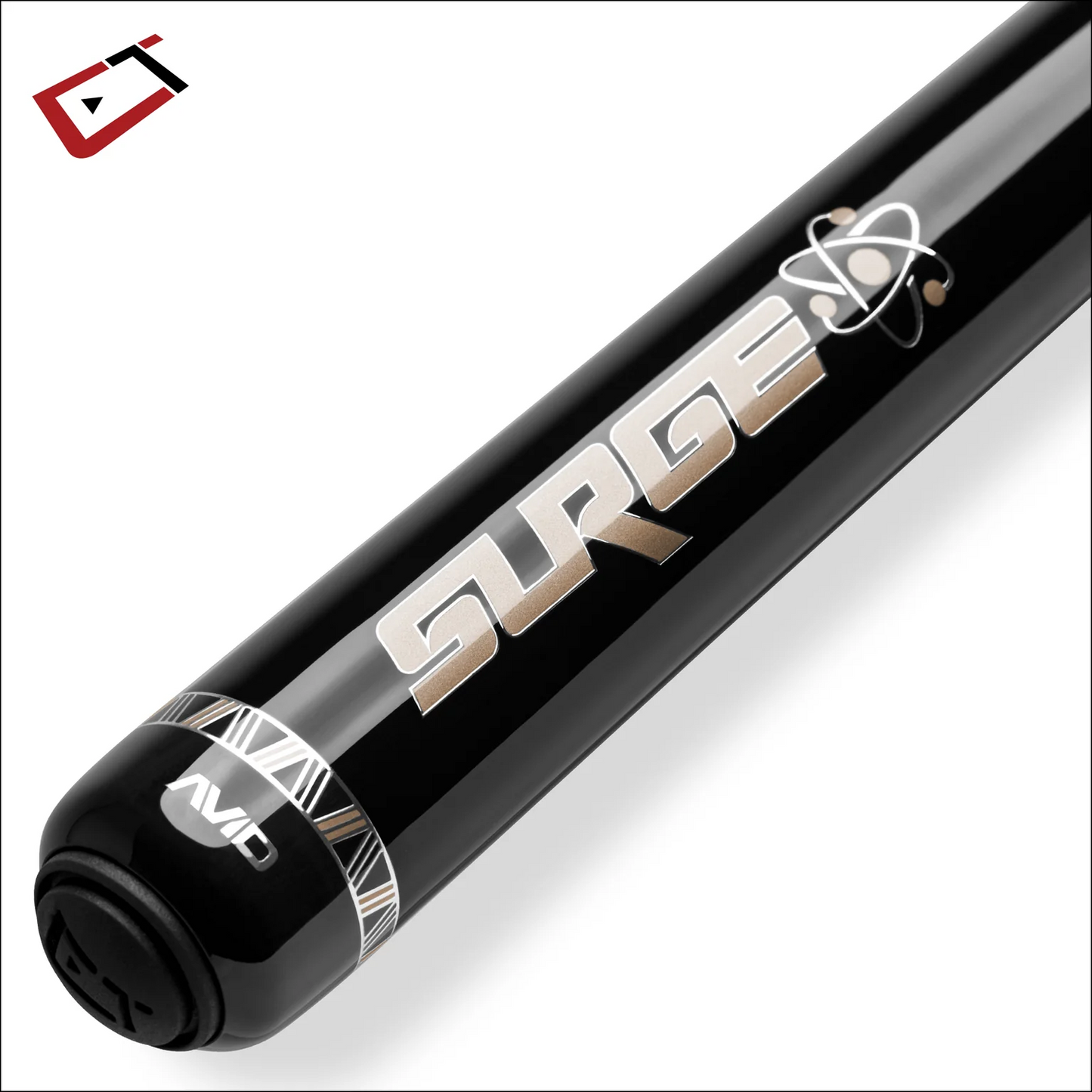 CUETEC AVID SURGE JUMP CUE BLACK GOLD STAIN BRAND NEW 95-333 SHIPS FREE