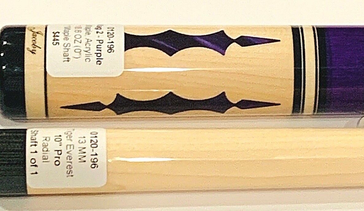 JACOBY MAG 2 SERIES PURPLE STAIN 13MM RADIAL FREE SHIPPING FREE CASE TOO!!