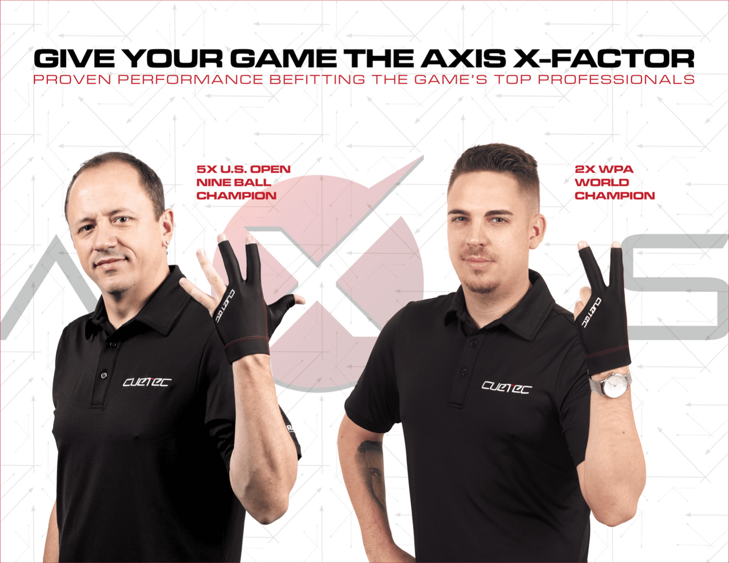 CUETEC AXIS BLACK GLOVE LEFT HAND MEDIUM BRAND NEW FREE SHIPPING