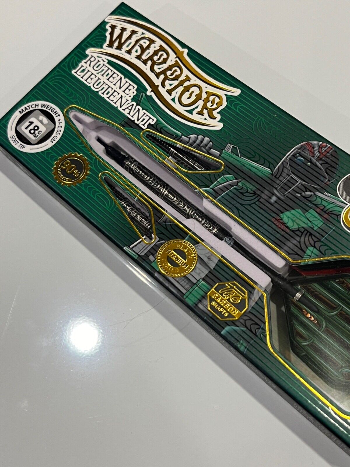 SHOT DARTS WARRIOR RUTENE LT. 18 GRAM SOFT TIP NEW! SHIPS FREE N FREE FLIGHTS