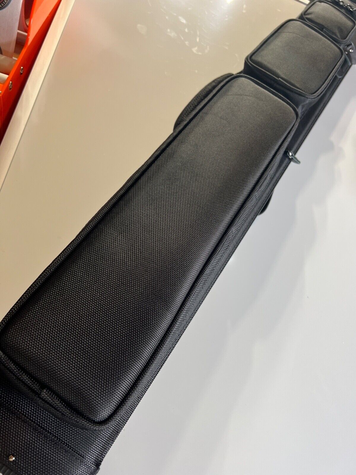 STOUT 3 BUTT 4 SHAFT POOL CUE CASE HIGH END BLACK BRAND NEW FREE SHIPPING