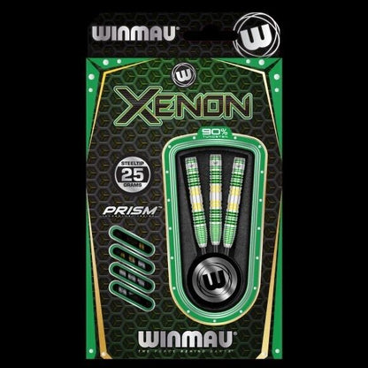 WINMAU XENON PRO SERIES 90% TUNGSTEN STEEL TIP DARTS 25 GRAMS SHIPS FREE BONUS