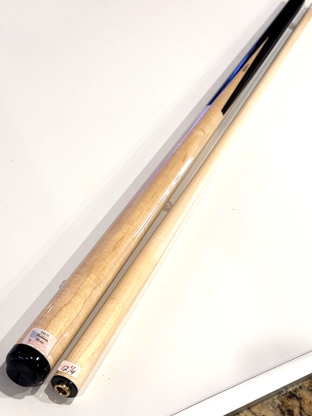 PECHAUER P02N POOL CUE HUSTLER PRO SERIES CUE 12.75MM SHIPS FREE FREE HARD CASE