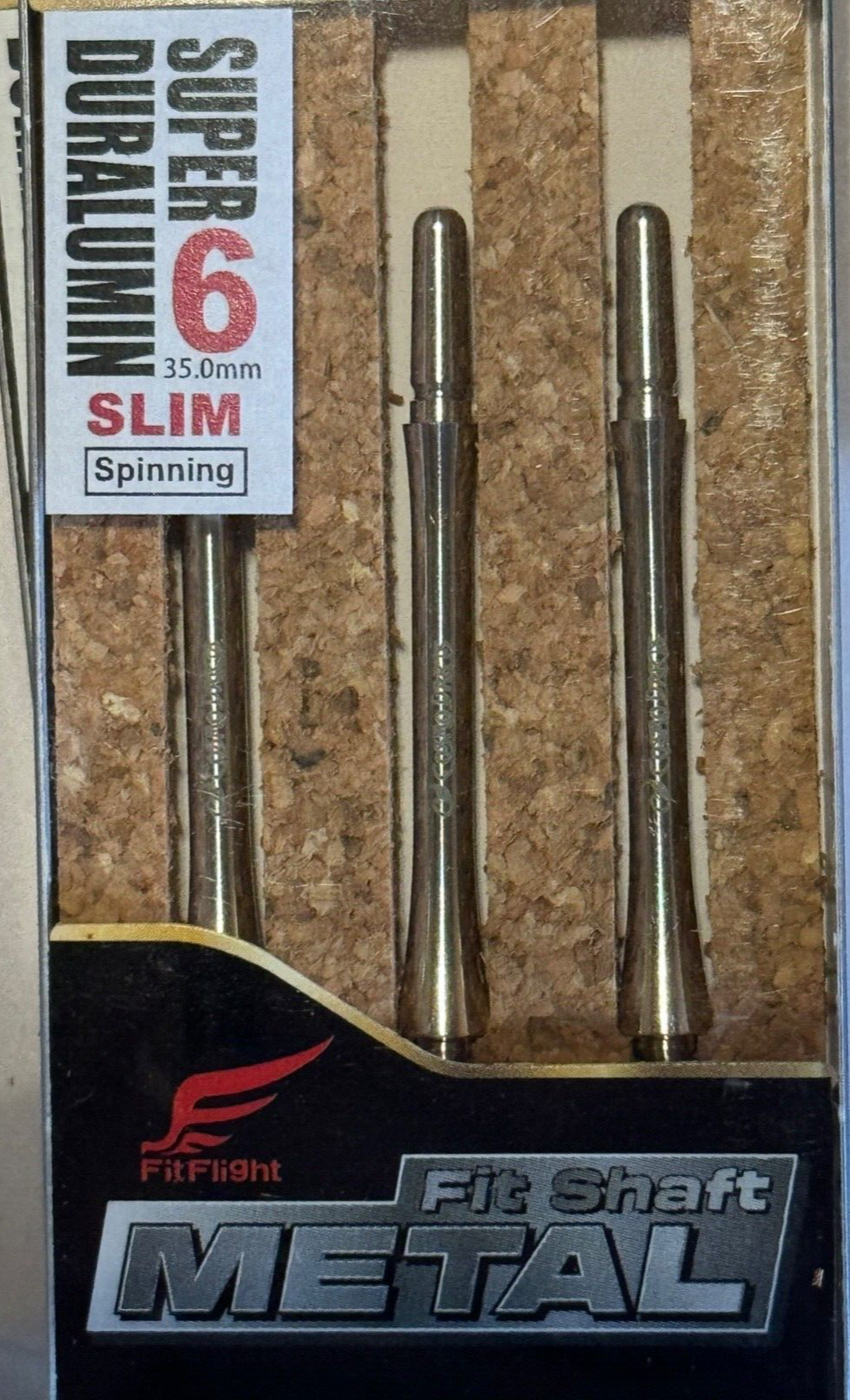 FIT FLIGHT SUPER DURALUMIN #6 LENGTH SLIM SPINNING SHAFTS BRAND NEW SHIPS FREE