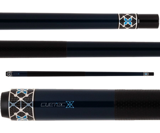 CUETEC X SERIES LAGOON Q W/WRAP CYNERGY CARBON FIBER 12.5MM SHAFT NEW SHIPS FREE