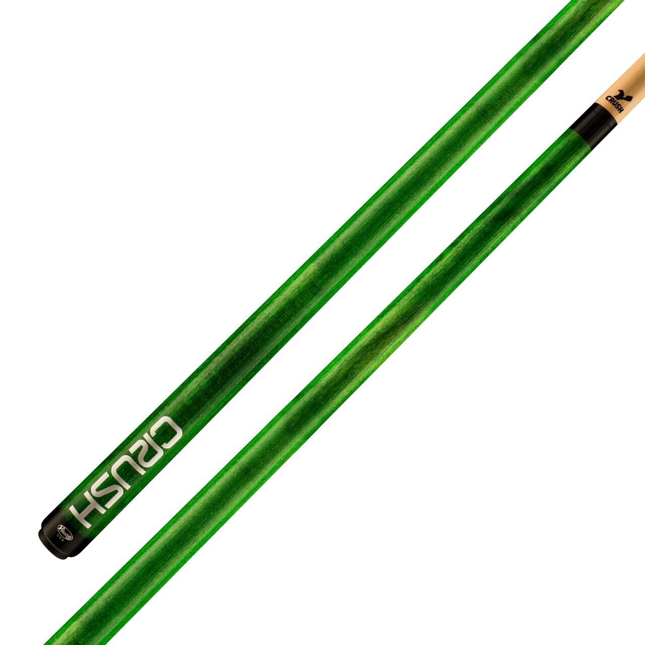 VIKING GREEN CRUSH BREAK CUE V CRUSH SHAFT WRAPLESS NEW SHIPS FREE N FREE CASE