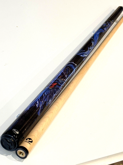 VIKING BLACK DRAGON POOL CUE 13.00 MM VIKORE SHAFT NEW SHIPS FREE N  FREE CASE