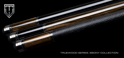 CUETEC CYNERGY 103-NW TRUEWOOD EBONY NO WRAP 12.5MM CARBON FIBER NEW SHIPS FREE