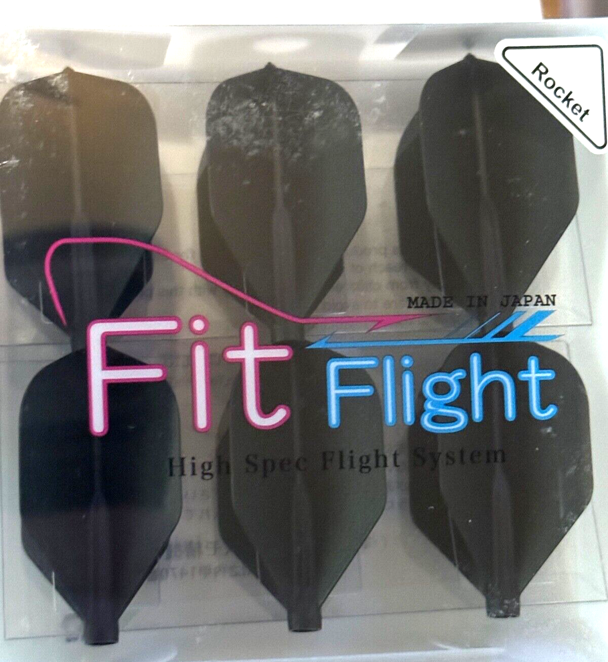 FIT FLIGHT ORIGINAL BLACK DOUBLE PACK ROCKET SHAPE FLIGHTS SHIPS FREE