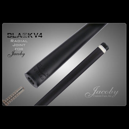 JACOBY 4.0  BLACK 29" CARBON 12.3 MM SHAFT RADIAL NEW KAMUI TIP SHIPS FREE CASE2