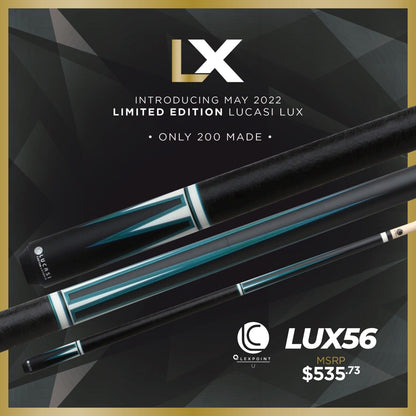 LUCASI LUX56 CUSTOM CUE UPGRADE 11.75MM HYBRID SHAFT ONLY 200 MDE NEW SHIPS FREE