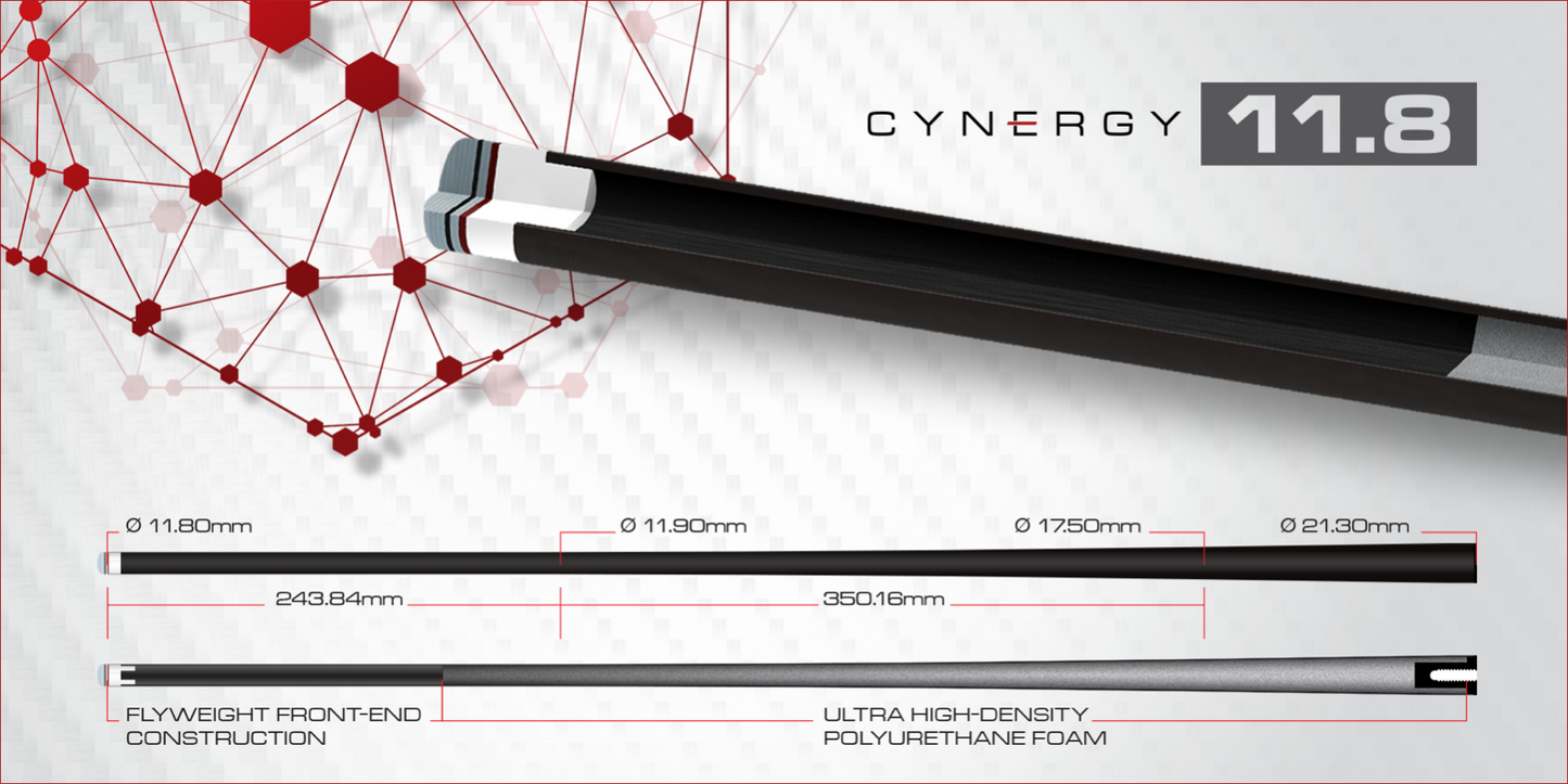 CUETEC CYNERGY 11.8 MM RADIAL JOINT 15K CARBON SHAFT BRAND NEW FREE SHIPPING