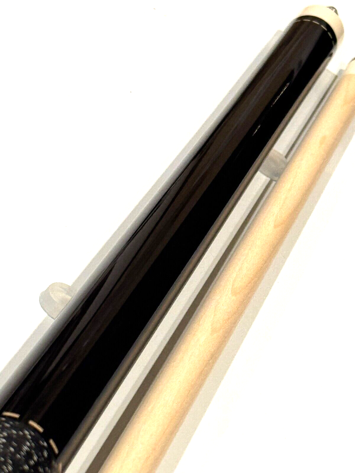 PECHAUER JP3 CUSTOM POOL CUE EBONY STAIN FIG MAPLE 12.75 NEW SHIP FREE FREE CASE