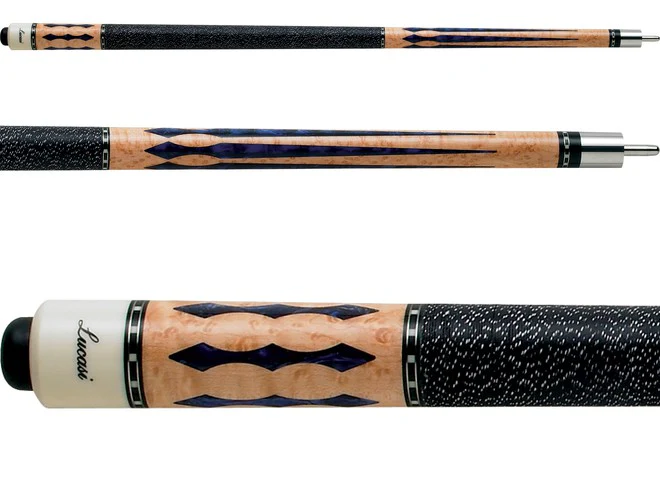 LUCASI LZ2004NB POOL CUE NATURAL BIRDSEYE LOW DEF SHAFT NEW SHIPS FREE FREE CASE