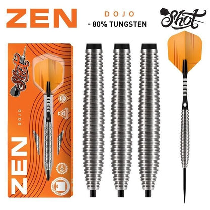 SHOT DARTS MODEL  ZEN DOJO 23 GRAM STEEL TIP NEW  SHIPS FREE FREE FLIGHTS