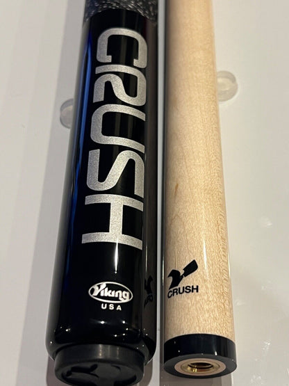 VIKING BLUE CRUSH BREAK JUMP CUE V CRUSH SHAFT LINEN NEW SHIPS FREE N FREE CASE