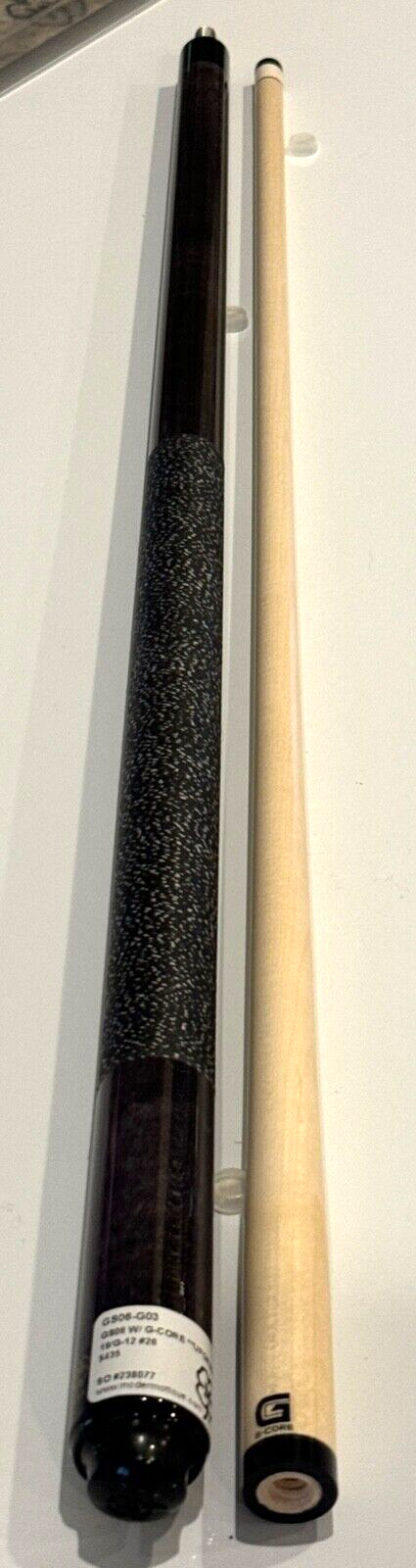 MCDERMOTT GS06 POOL CUE FREE 12.50 MM GCORE USA MADE NEW FREE SHIPPING FREE CASE