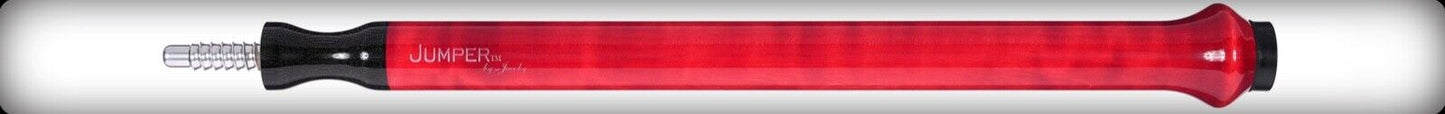 JACOBY JUMP CUE THE JUMPER RED STAIN BRAND NEW SHIPS FREE AND FREE CASE