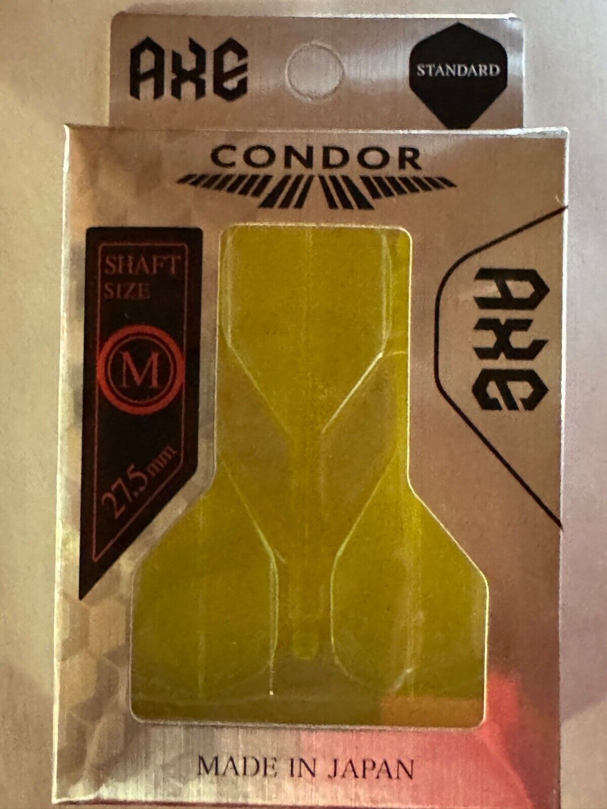 CONDOR AXE NEON YELLOW MEDIUM LENGTH STANDARD SHAPE HEAVY DUTY FREE SHIPPING